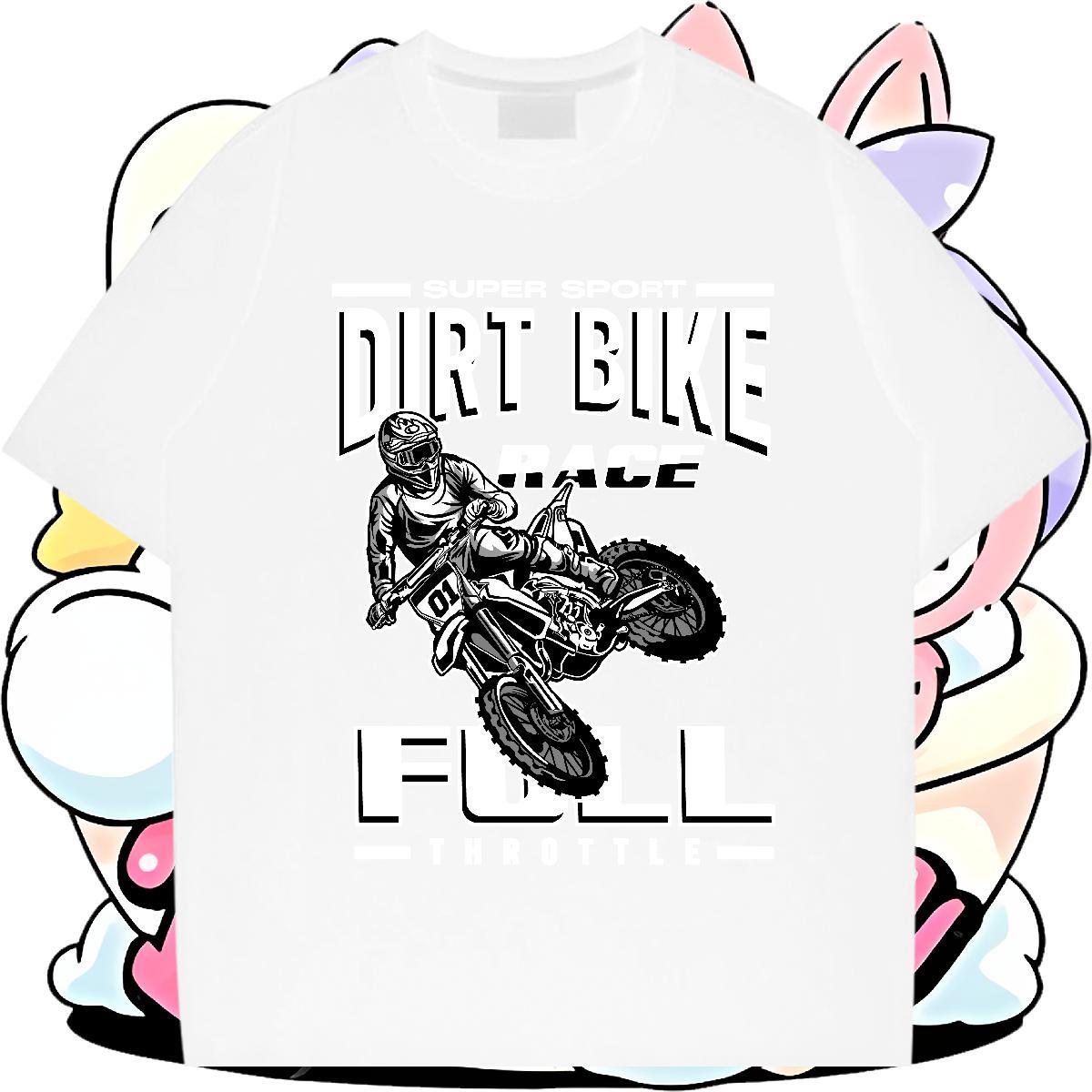 Loose Fit Tshirt for Man Woman Casual Beach 100% Cotton 230g Custom Print Plus Size Short Sleeve Soft motorbike Men T Shirts Designer Tee Shirt