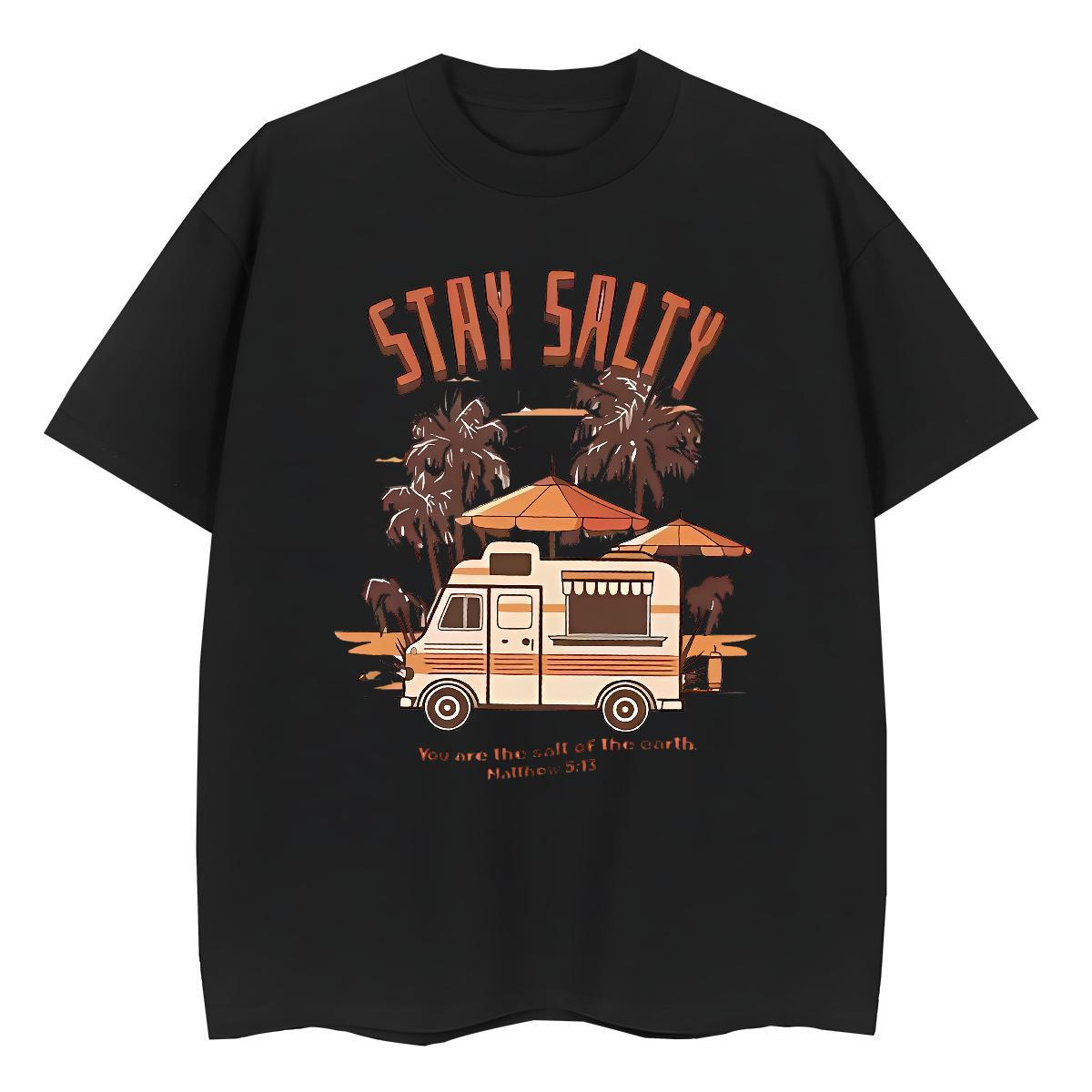 High quality Lady T shirt 230g 100% Cotton RV Street Casual T Shirt For Woman Crew Neck DIY Anime Printed Tshirts