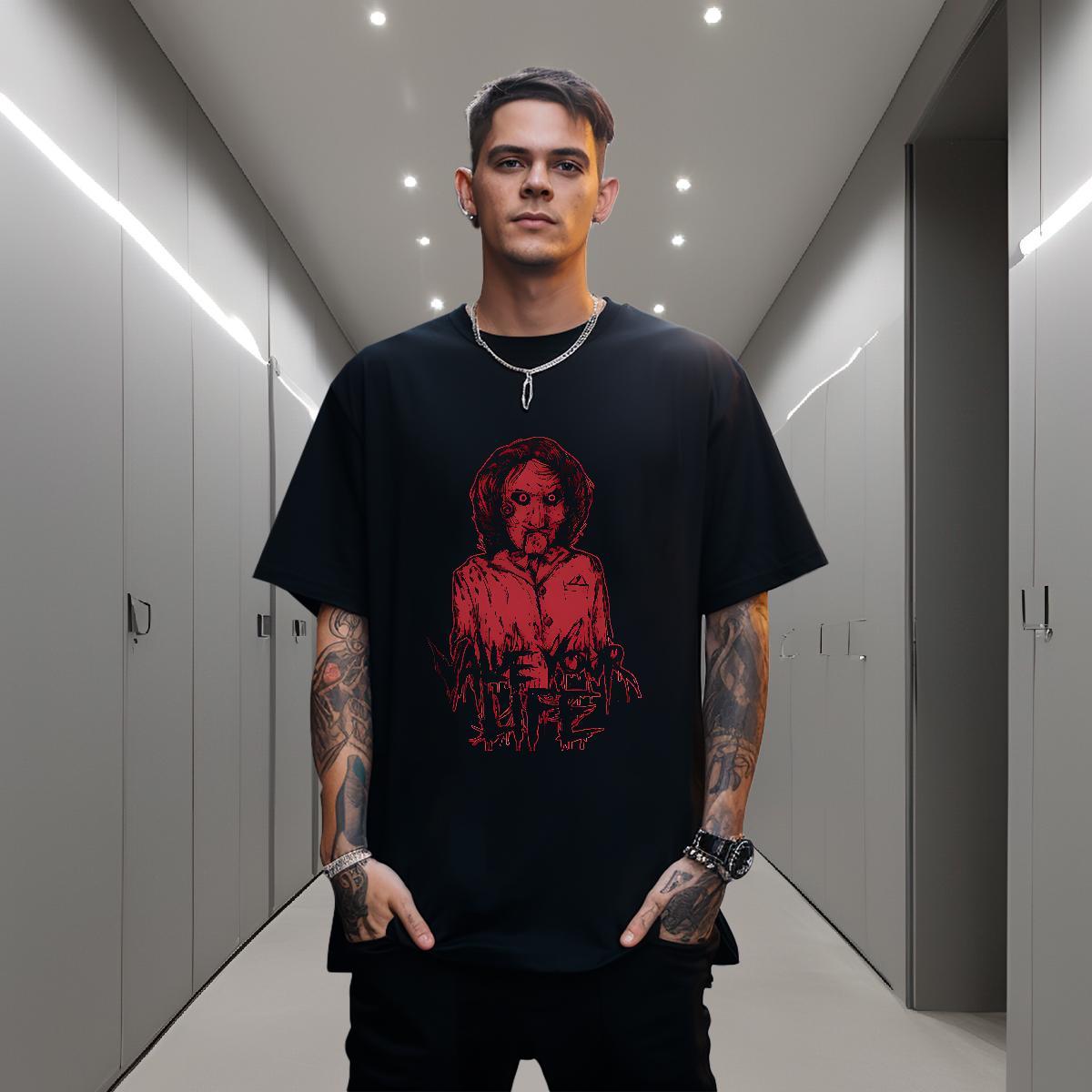 DIY Tshirt for Man Woman 230g Pure Cotton Sports Casual skull Short Sleeve O-Neck Mens T Shirts Free Shipping Oversized 3XL 4XL Tops Shirt