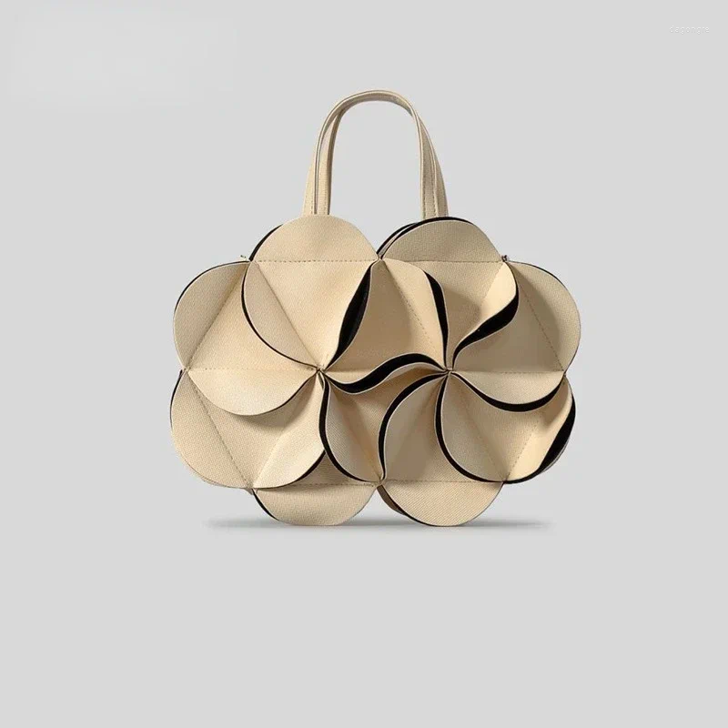 Shoulder Bags Original Designer Handbag Woman 2024 Elegant Trend Fashion Chic Petal Crossbody Bag Splicing Exquisite Casual bb0f 4