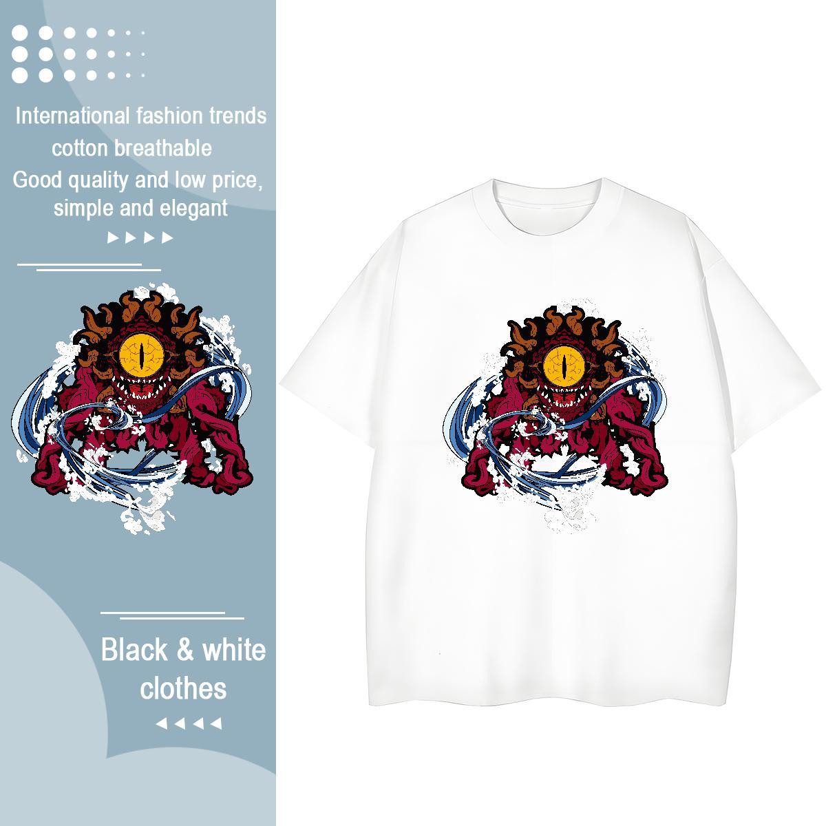 DIY T shirt Short sleeve Soft 230g Pure Cotton Womens Tshirts White Plus Size ET Casual Sport High quality Clothes