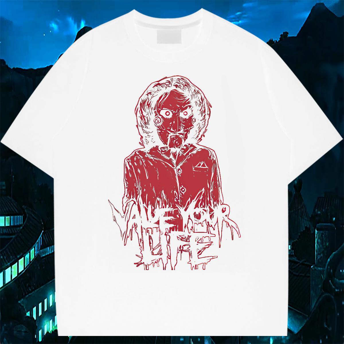 New Designer Casual Daily Wear Men Tees skull Crew Neck Breathable 100% Cotton 230g T Shirt For Man TOP Quality Customized Print Tops