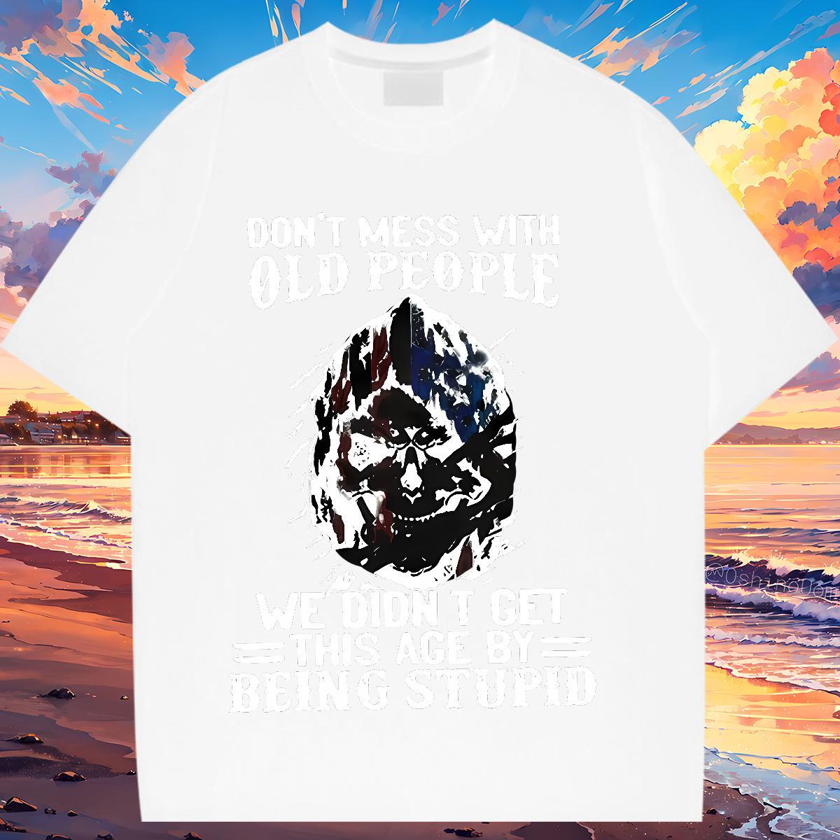 Nice Woman Tshirt 230g Cotton letter Daily Outfit T Shirts Women Crew Neck Breathable Graphic Tee Shirt