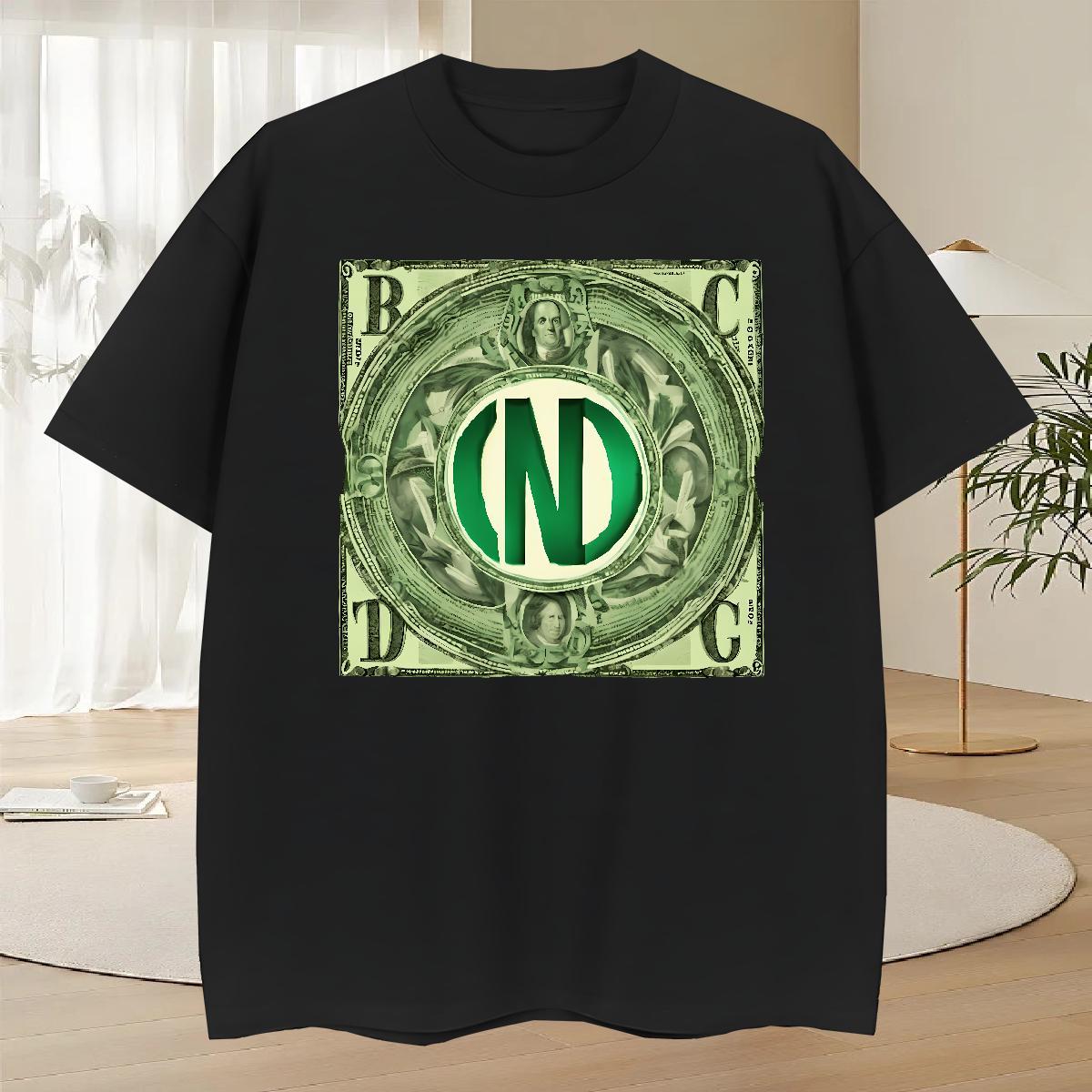 Designer Men Tees Street wear Hip Hop 100% Cotton 230g DIY Anime Short Sleeve Soft dollar T shirt New Designer Tops Shirt