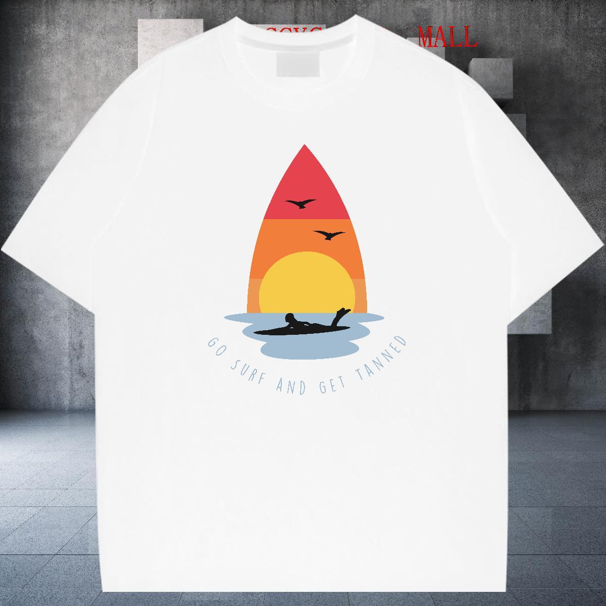 Cool Design Men Clothes T-Shirt Street wear Hip Hop 230g Pure Cotton Cartoon Printing L-4XL Crew Neck beach Man T Shirts Designer Fashion Polos