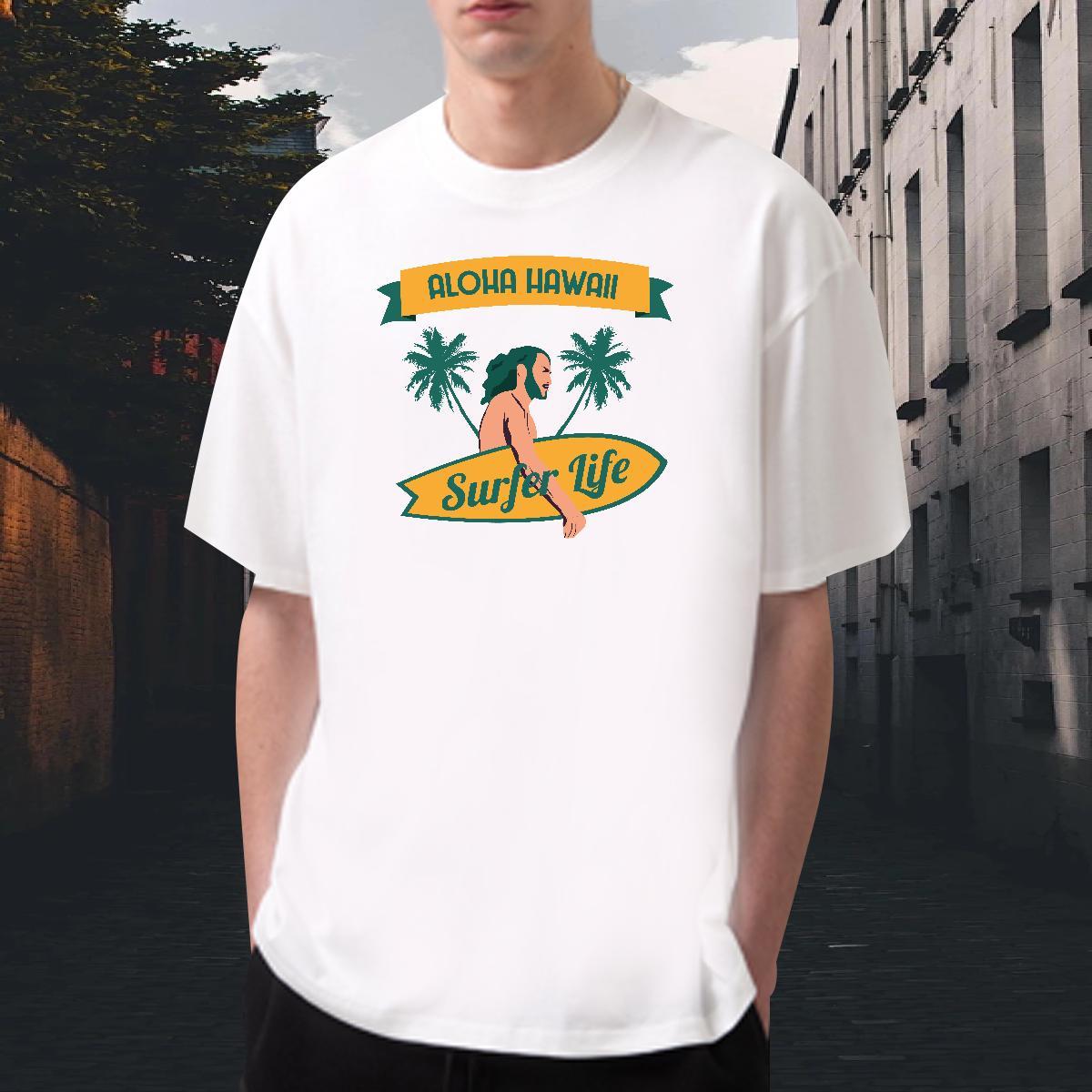 Comfortable Couples T Shirts Street Wear 230g Cotton Custom Printed Crew Neck skateboarding T shirt Free Shipping Tees