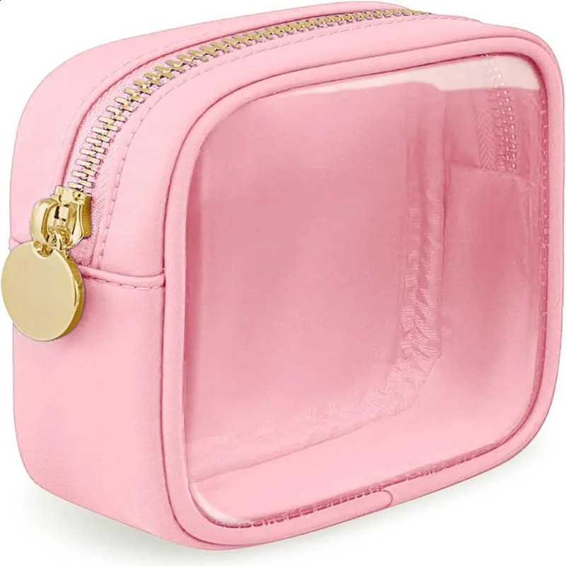 Multi functional PVC makeup bag waterproof zipper small storage organizer 240822