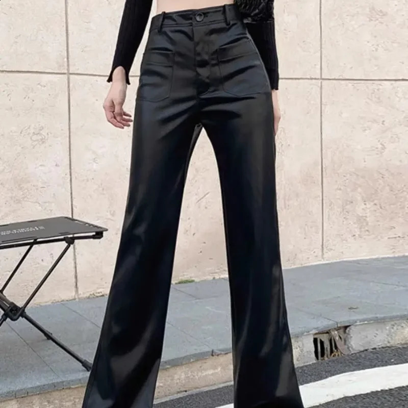 Spring Autumn High Waist Pants for Women Wide Leg Woman Trousers Y2k Streetwear Xxl Comfortable Stretch Casual One Size Slacks G 240821