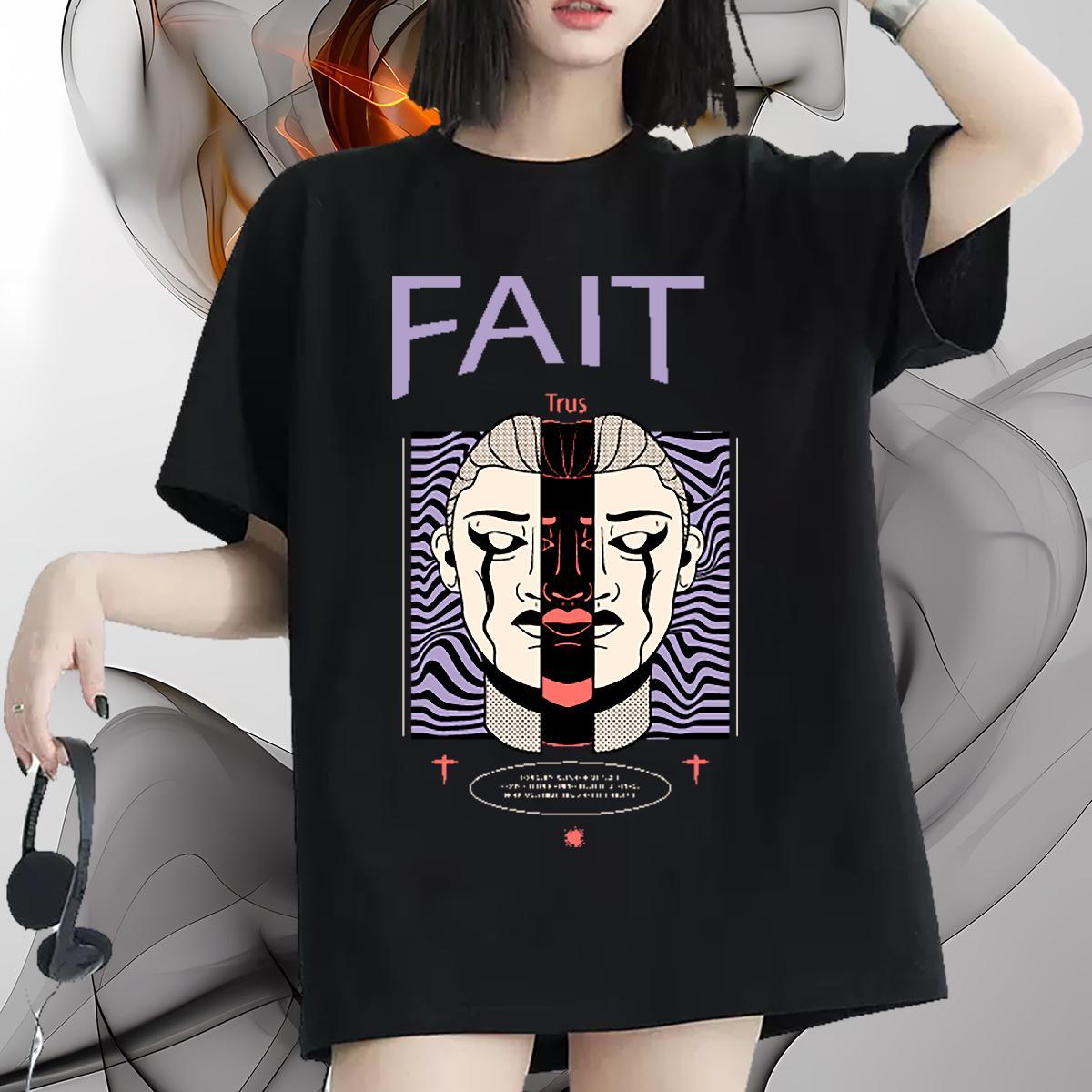 Loose fit Womens Tshirts 100% Cotton 230g English Sports Street Wear T-Shirts O Neck Short Sleeves DIY Logo Clothes