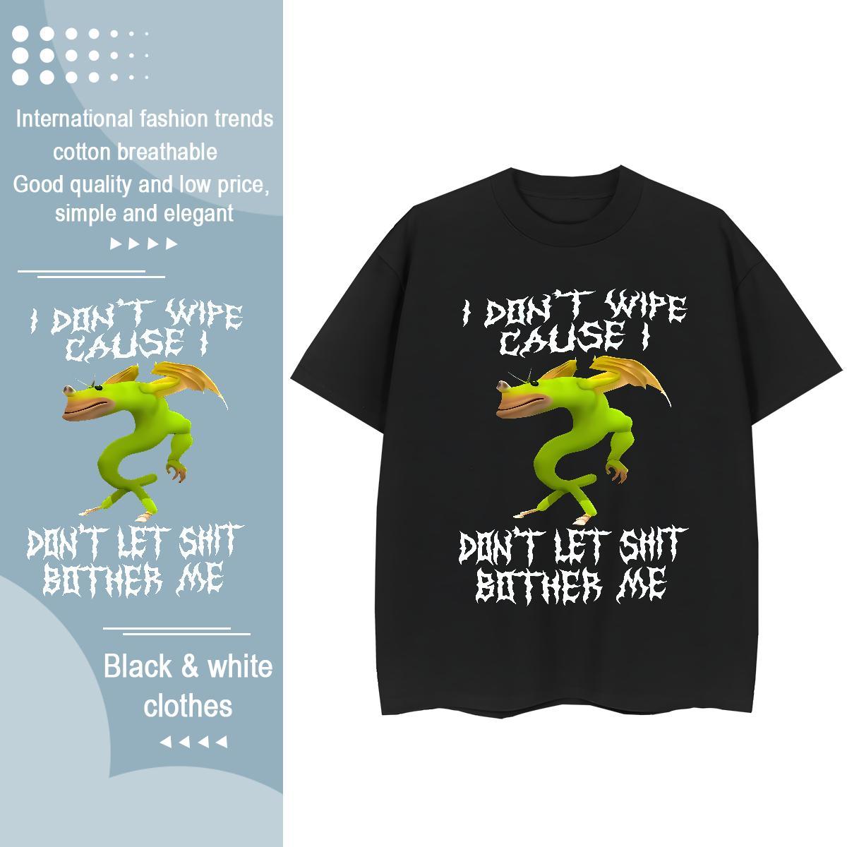 Popular T-Shirts for Men frog O-Neck Short Sleeve Home Outdoor DIY Logo Oversized 100% Cotton 230g Couples T Shirts Designer Tees