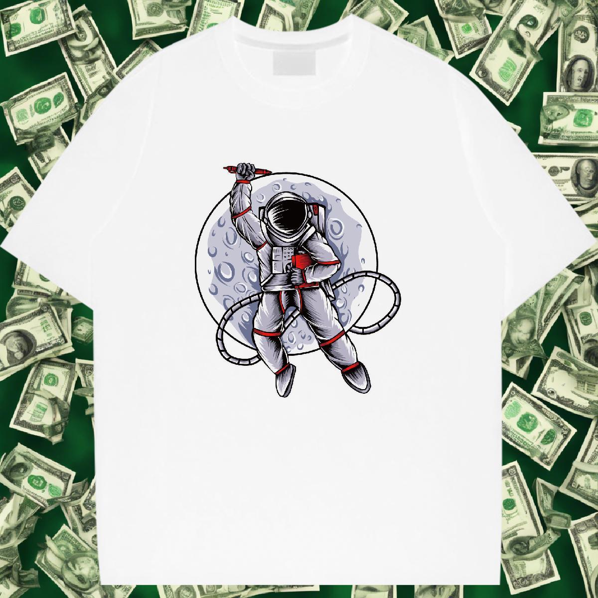 Nice Tshirt for Man Woman 230g 100% Cotton universe Daily Wear T Shirts Women Breathable Crew Neck Plus Size Custom Tee Shirt