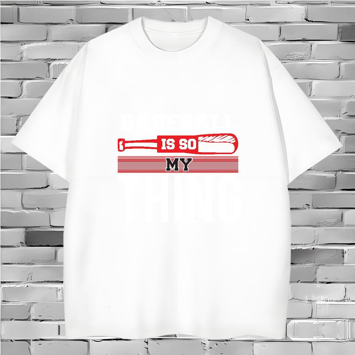 Loose letter T shirt Daily Outfit Men Tshirts 230g Cotton Fashion Casual Breathable Anime Print Tees