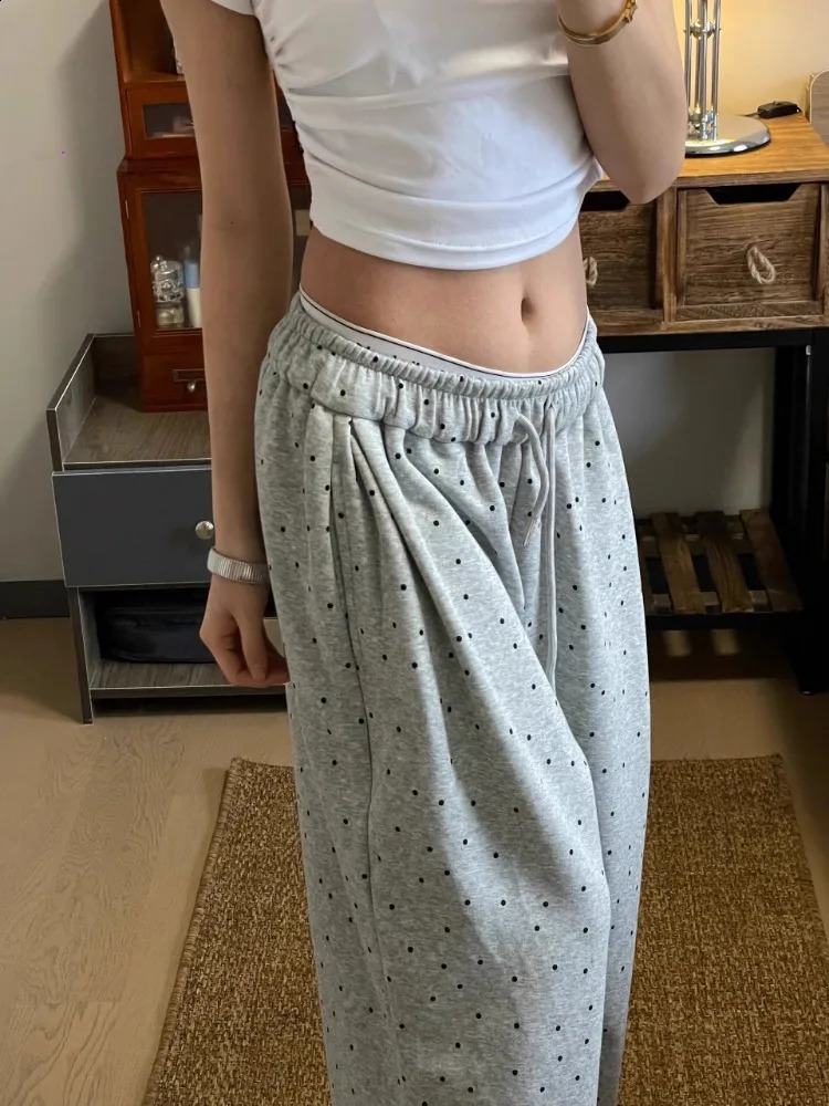 HOUZHOU Y2k Vintage Baggy Woman Sweatpants Oversize Korean Fashion Jogger Pants Harajuku Japanese Style Streetwear Trousers 240821