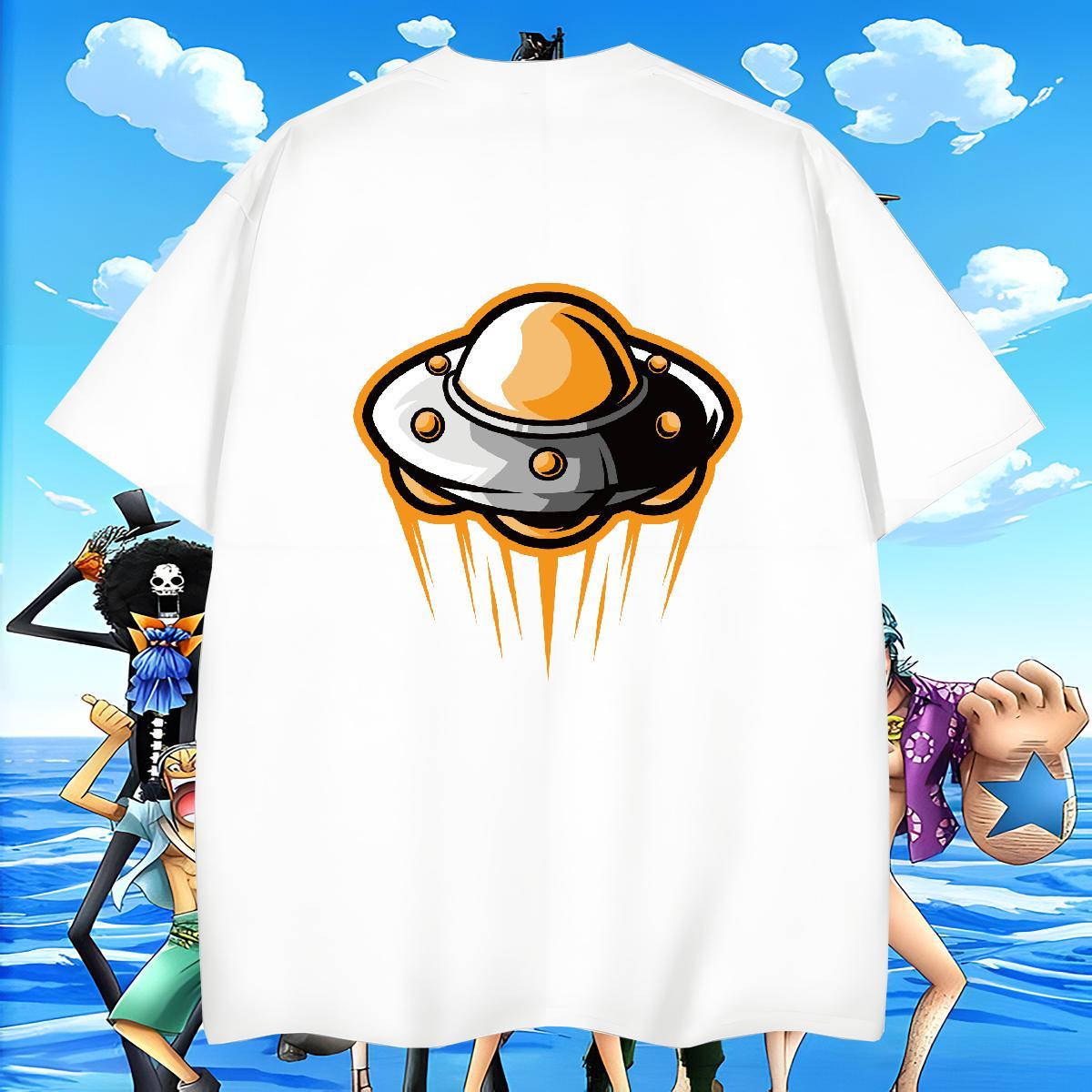 Designer Mens Tshirts Sports Casual 230g Pure Cotton Custom Print Plus Size Breathable Crew Neck UFO T shirt Fashion Design Top Tees