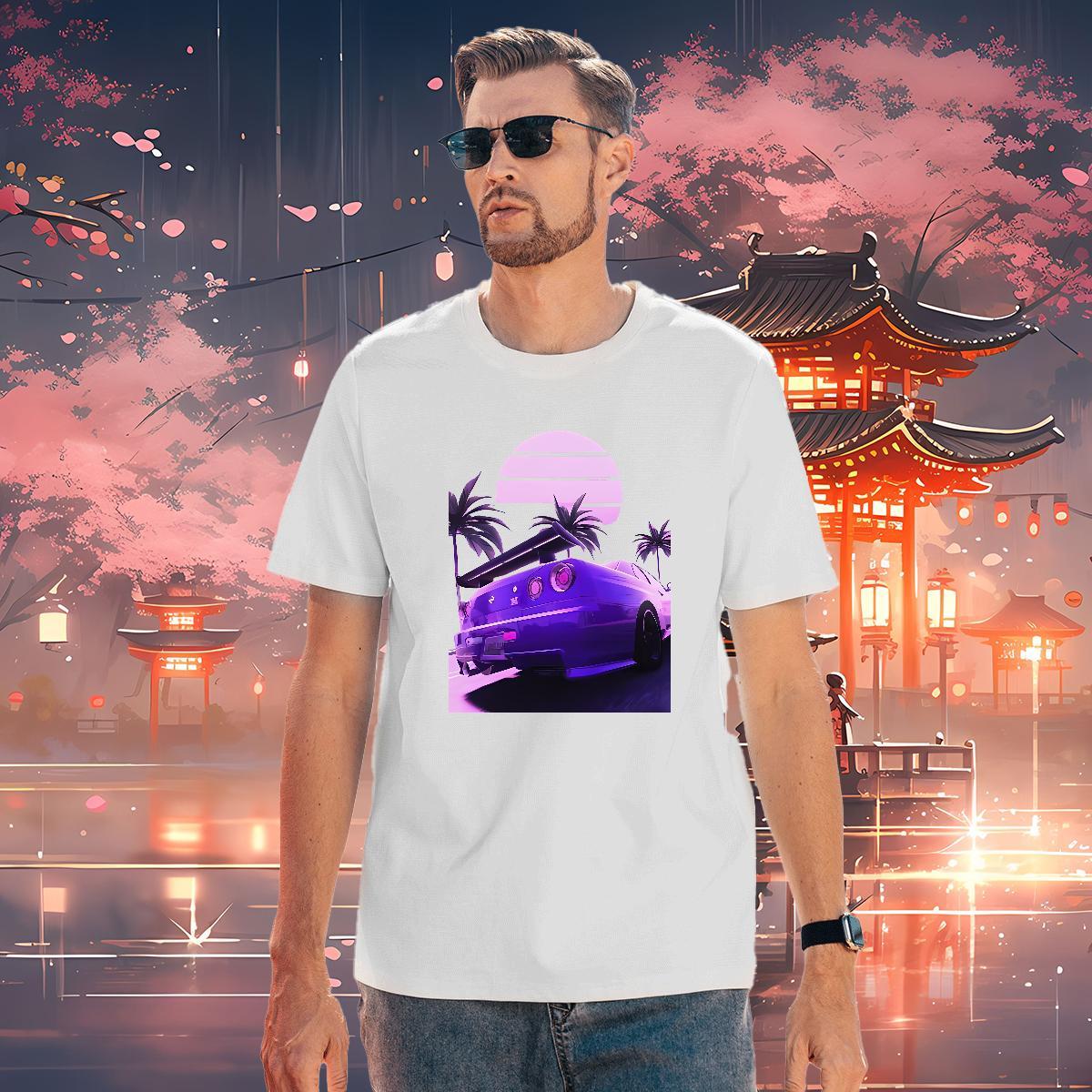 Free Shipping car T-Shirts Sport Couples T Shirts 230g Cotton Designer Fashion O Neck Short Sleeves Custom Big Size Tshirts