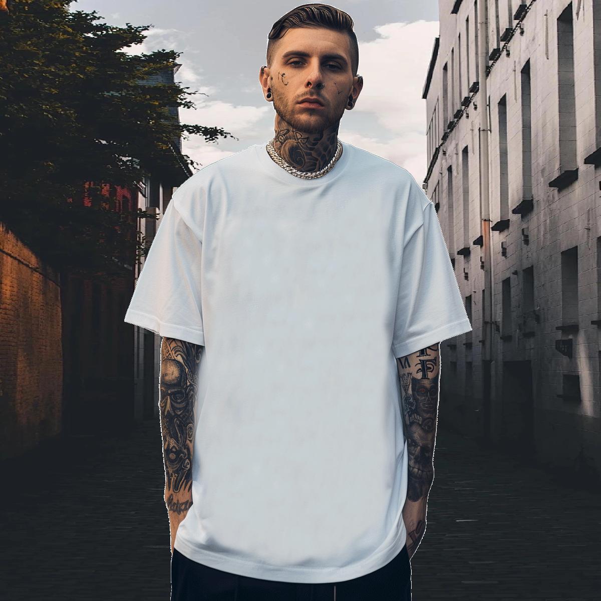 High Quality Mens T Shirts 230g 100% Cotton letter Casual Daily Wear Oversized 3XL 4XL Crew Neck Breathable Men Tees 2024 Designer Tops Shirt