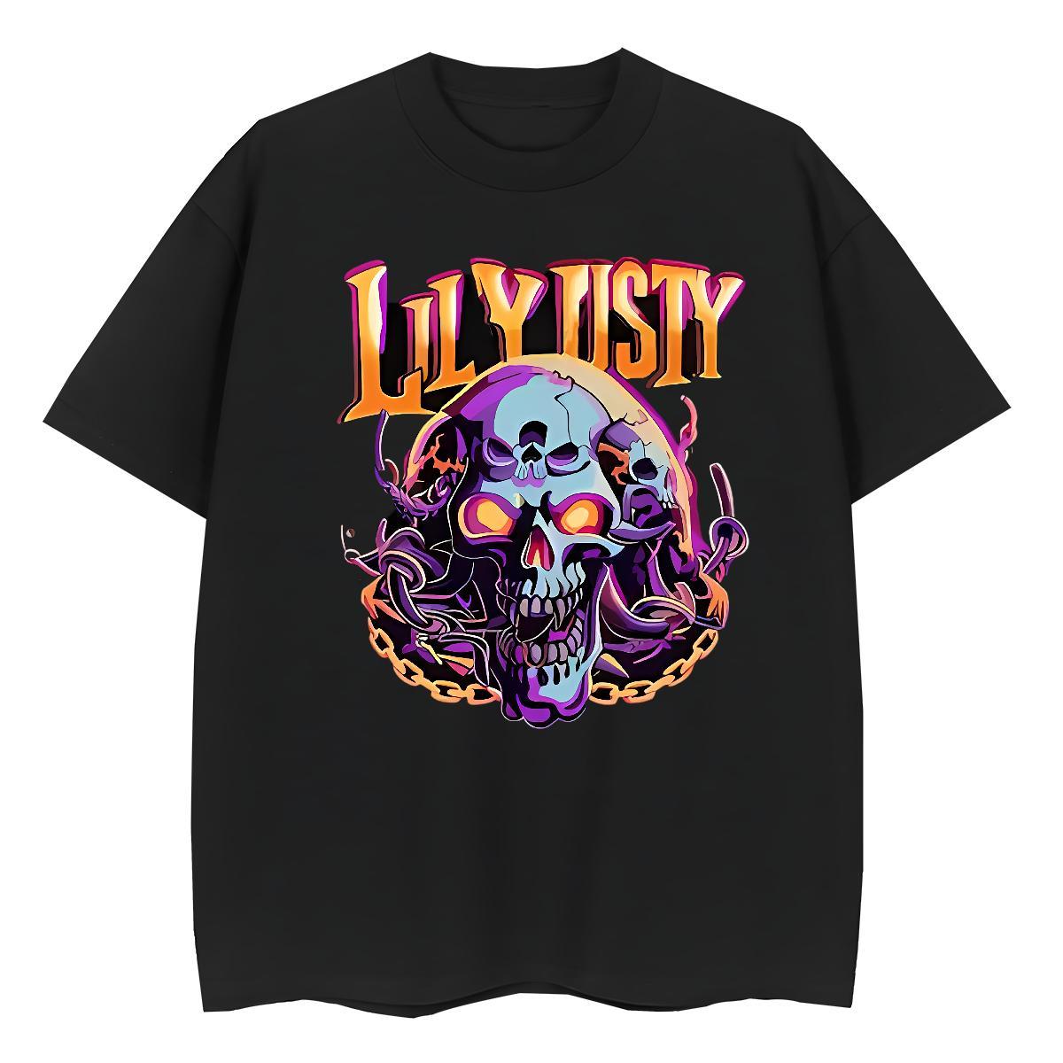 2024 T-Shirts 230g Cotton O Neck Short Sleeves Daily Outfit skull Unisex Tshirts Designer Custom Printing Top Shirts