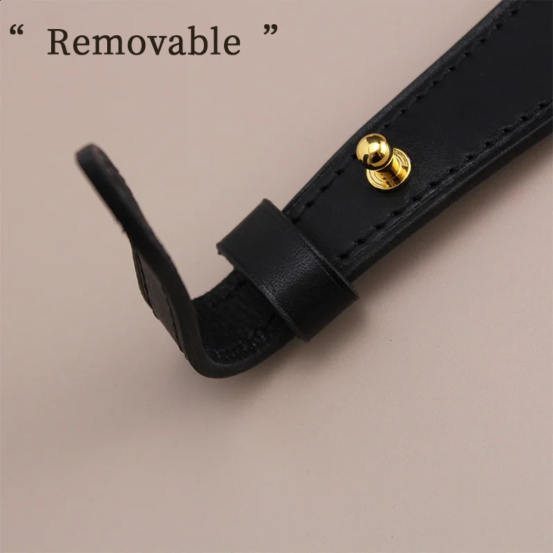 60CM Shoulder Bag Strap Handbag Handle Strap Replacement Vachetta Leather Beeswax Shoulder Straps Bag Parts Accessories 240821