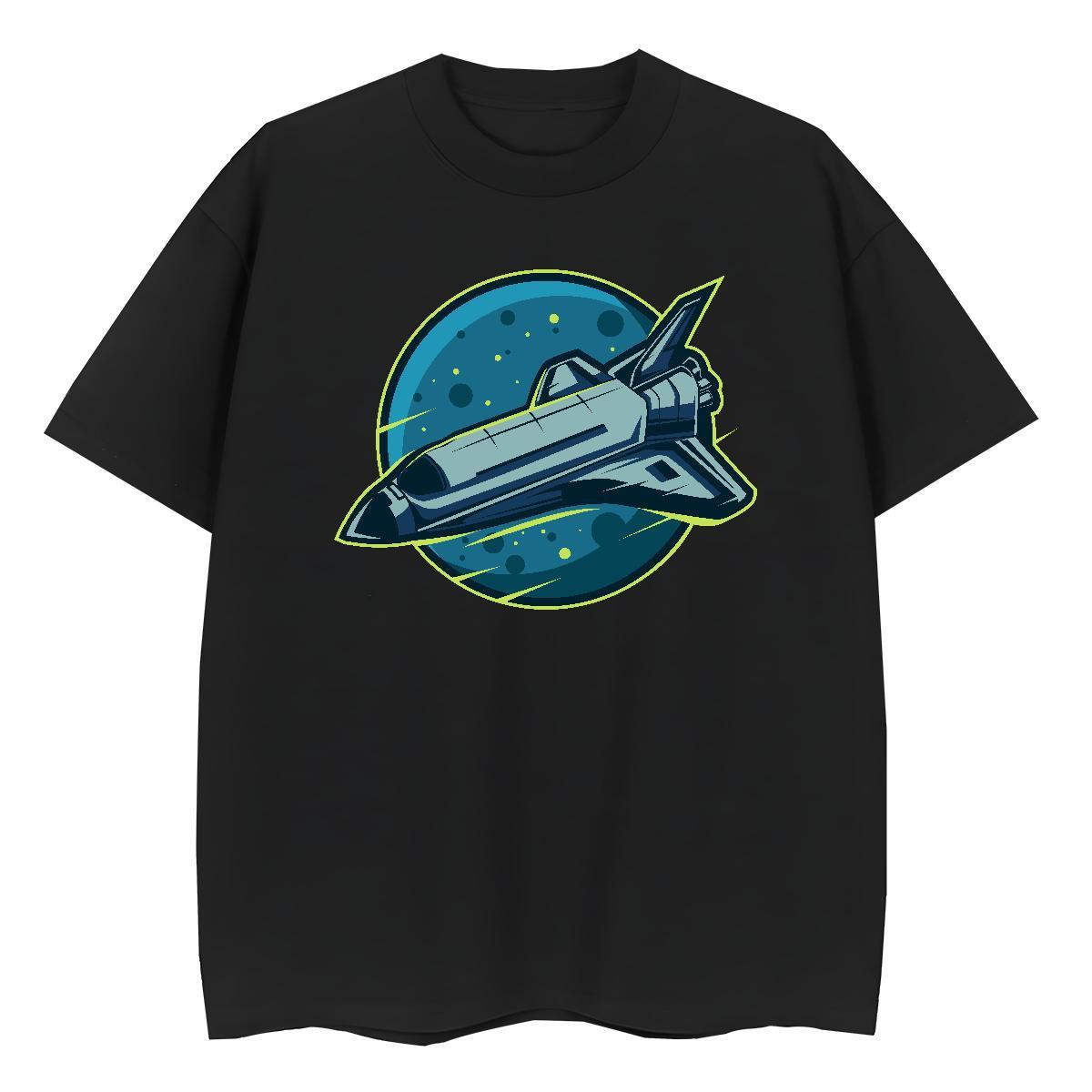 Lady Unisex Tshirts 100% Cotton 230g universe Casual T shirt Crew Neck Custom Print Plus Size Top Shirts