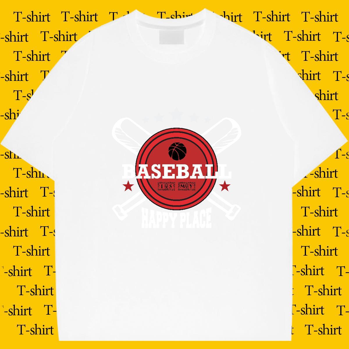 Wholesale Men Tops Tees Home Outdoor 230g Pure Cotton Custom Printed Crew Neck letter T Shirt For Man 2024 Summer Clothings