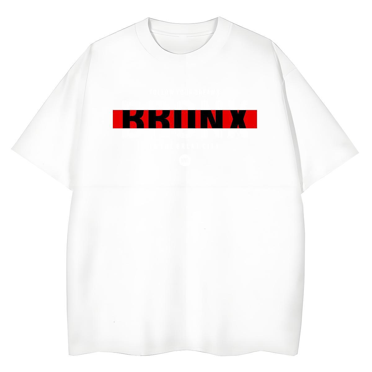 Loose Woman Tshirt 230g Cotton letter Hip Hop Street T Shirts Women Short sleeve Soft Custom Printing Tees