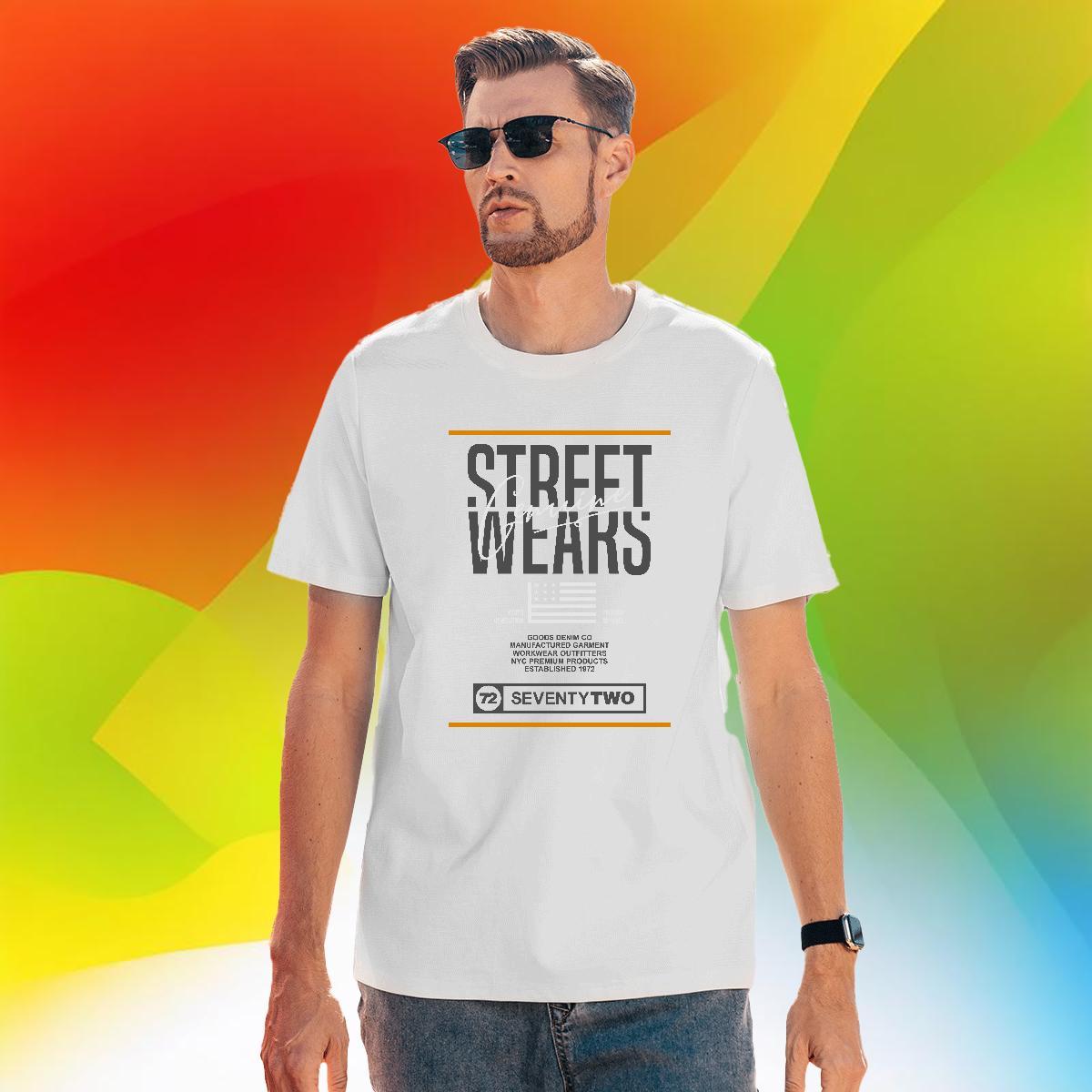 Brand Tshirt for Man Woman Sports Casual 230g Cotton Plus Size Custom Crew Neck Breathable letter T-Shirts for Men Casual New Wear