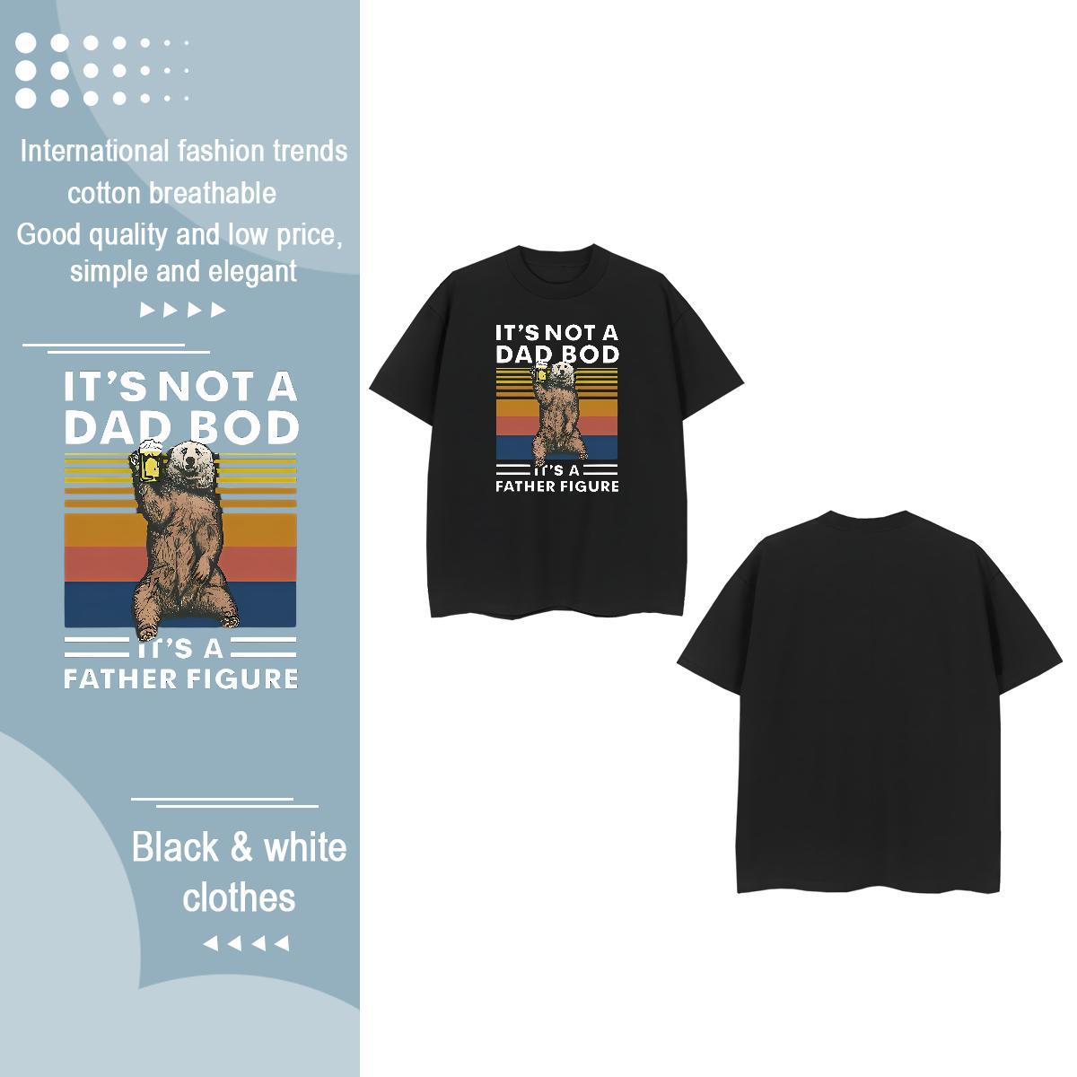 DIY T Shirt For Woman Breathable Short Sleeve 230g Pure Cotton Woman Tshirt Plus Size Custom bear Daily Wear Wholesale Tops
