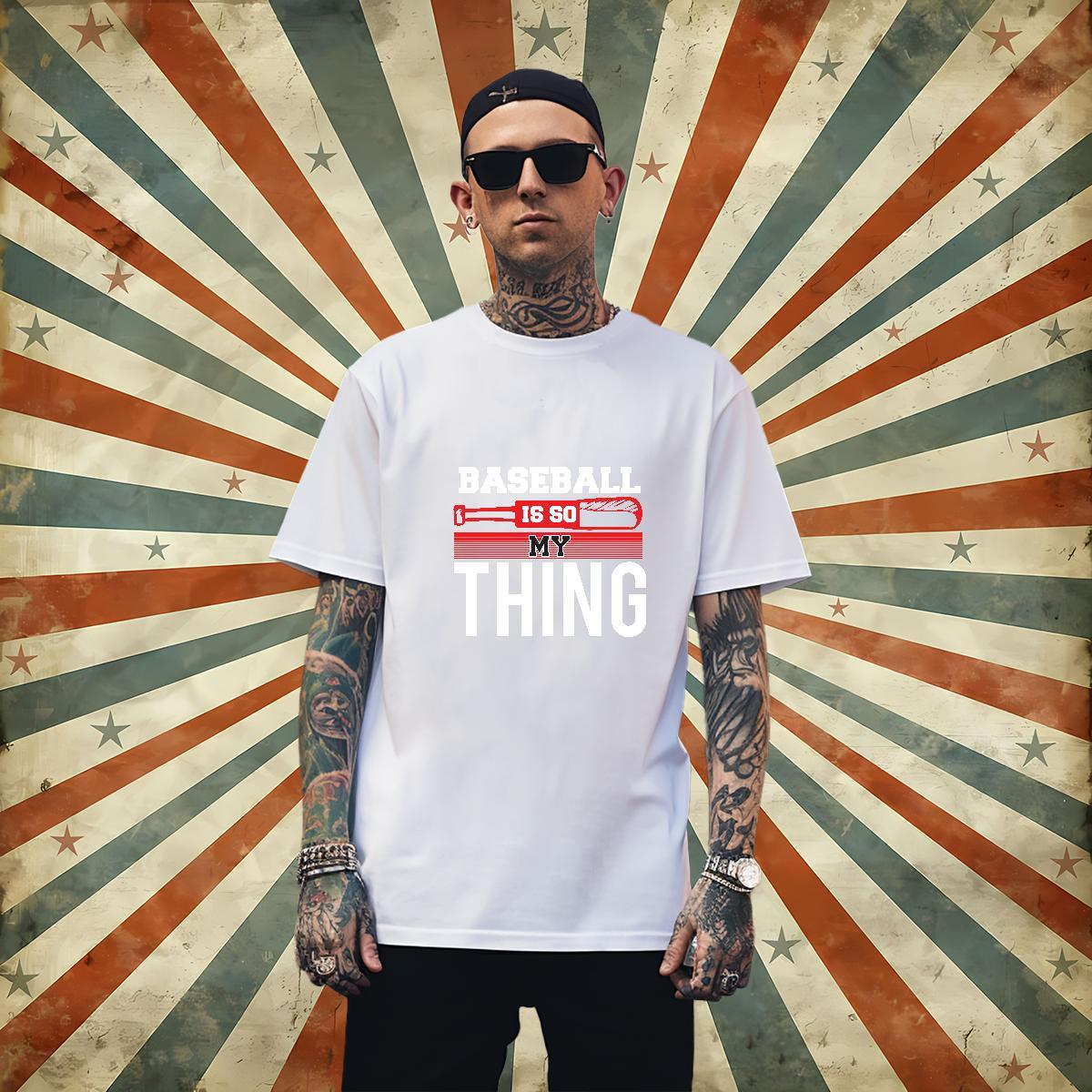 Loose baseball T-Shirts Summer Casual Couples T Shirts 230g Cotton DIY Customized Crew Neck Breathable Plus Size Custom Clothes