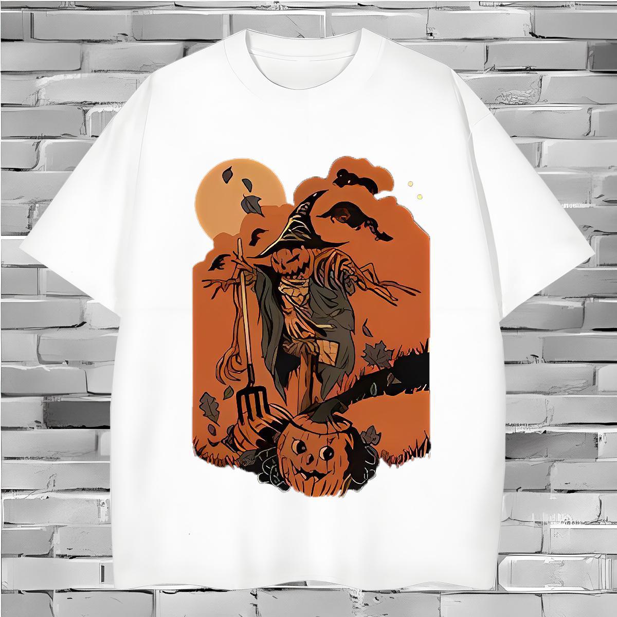 Classic Man T Shirts 100% Cotton 230g pumpkin Hip Hop Street DIY Printed Pure Cotton Mens Tshirts Designer Fashion Tops Shirt