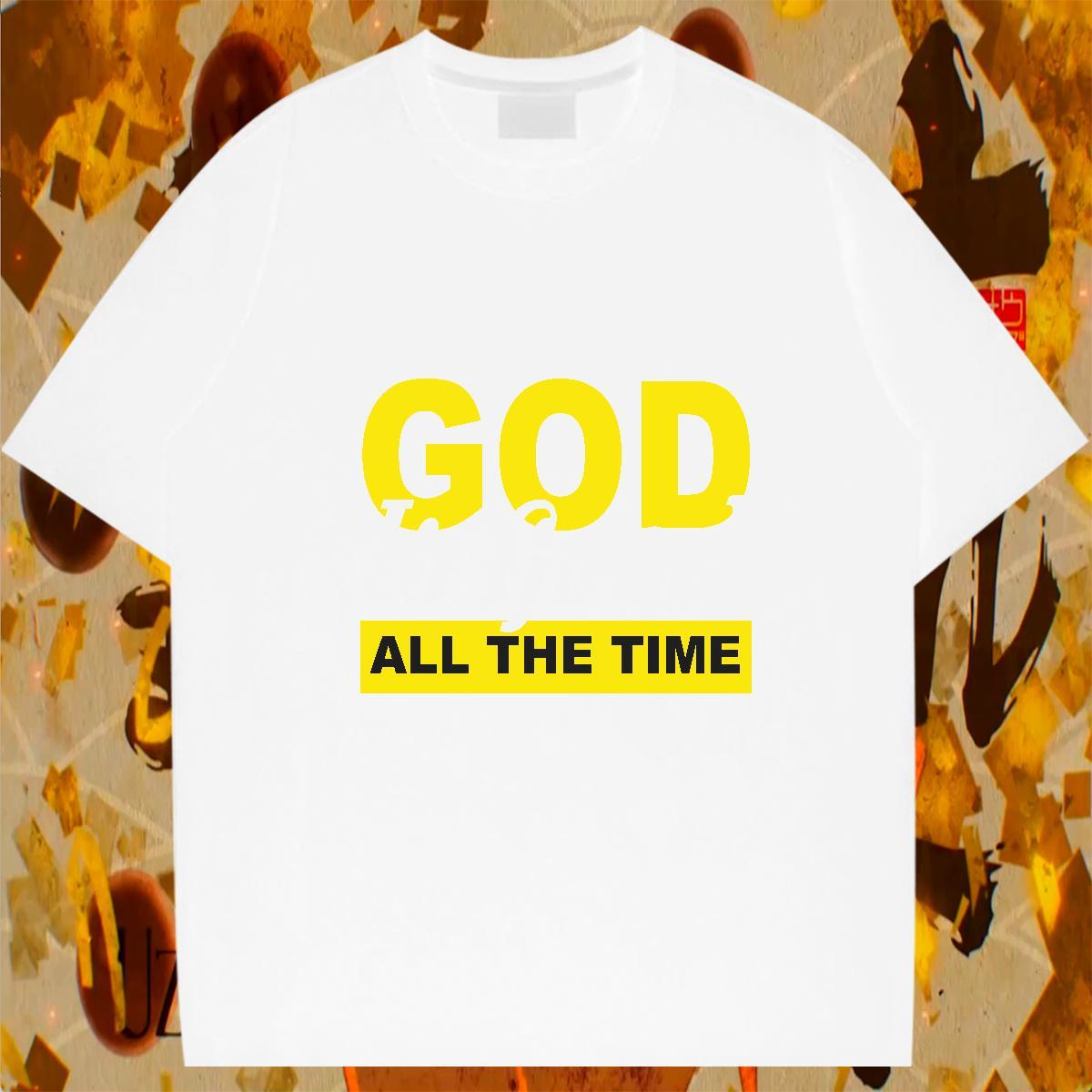 Brand Tshirts Home Outdoor 100% Cotton 230g Asian Size Breathable Soft god T-Shirts Free Shipping Tees