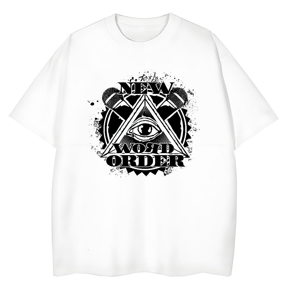 New Woman T Shirts 100% Cotton 230g Short Sleeve O-Neck Daily Wear eye of the devil Woman Tshirt Designer Plus Size Cartoon Tops Shirt