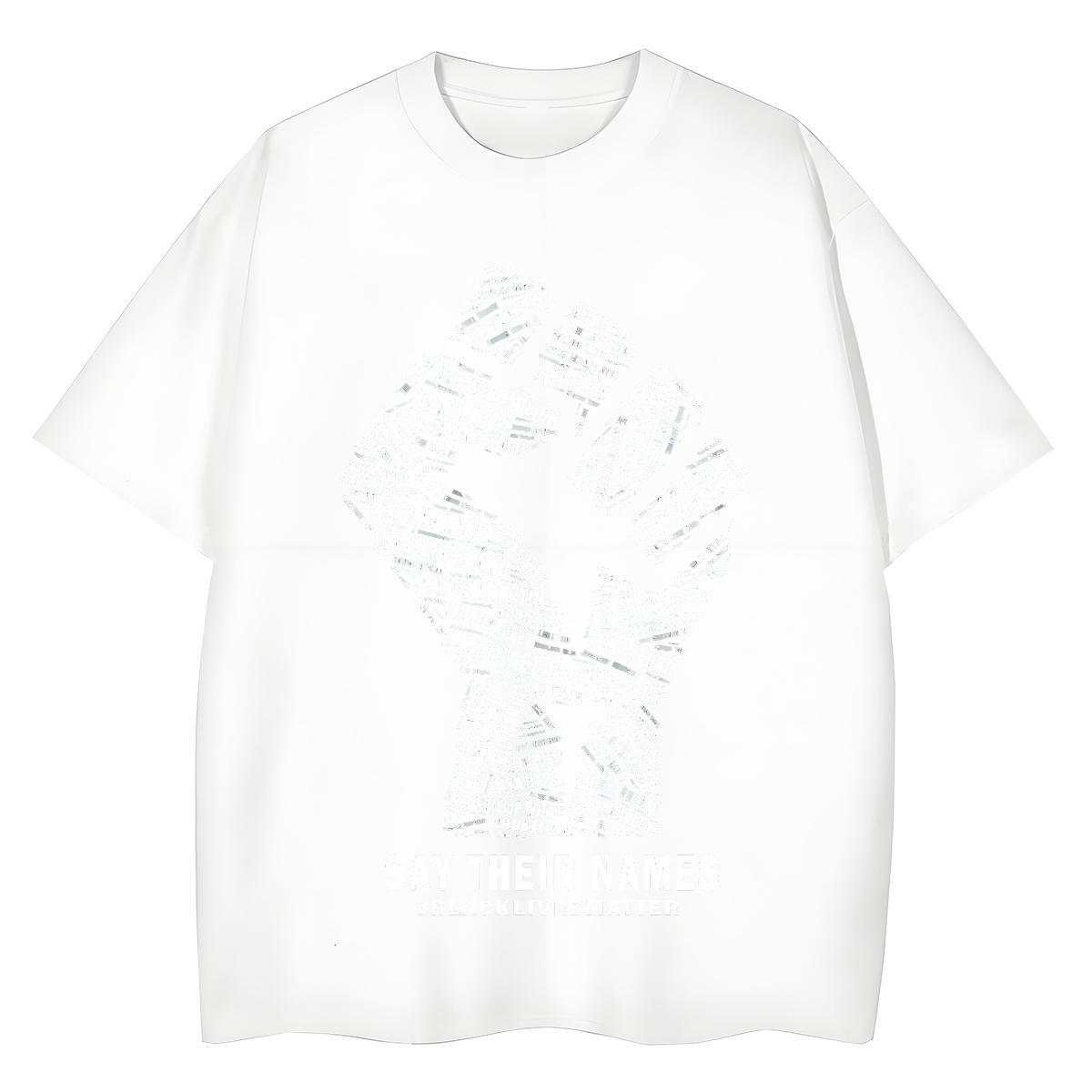 Loose fit Tshirt for Man Woman 230g Pure Cotton letter Sport Woman T Shirts Round Neck Short Sleeve Black Oversized Tops