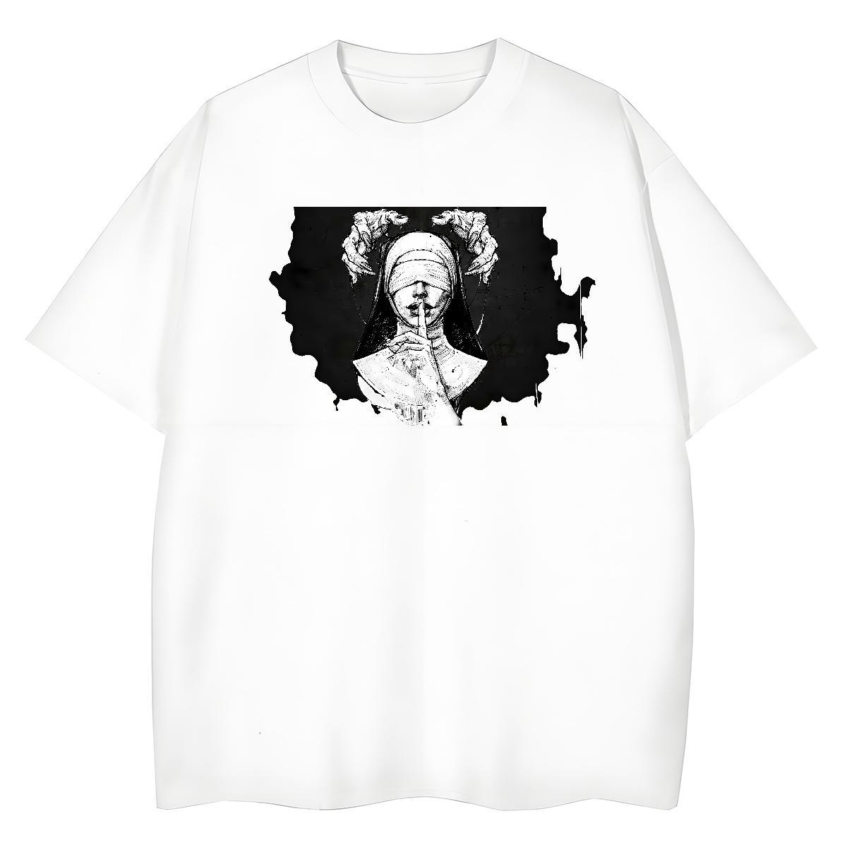 High quality Couples T Shirts 230g Pure Cotton shut up Daily Wear T-Shirts for Women Short sleeve Soft DIY Anime Clothings