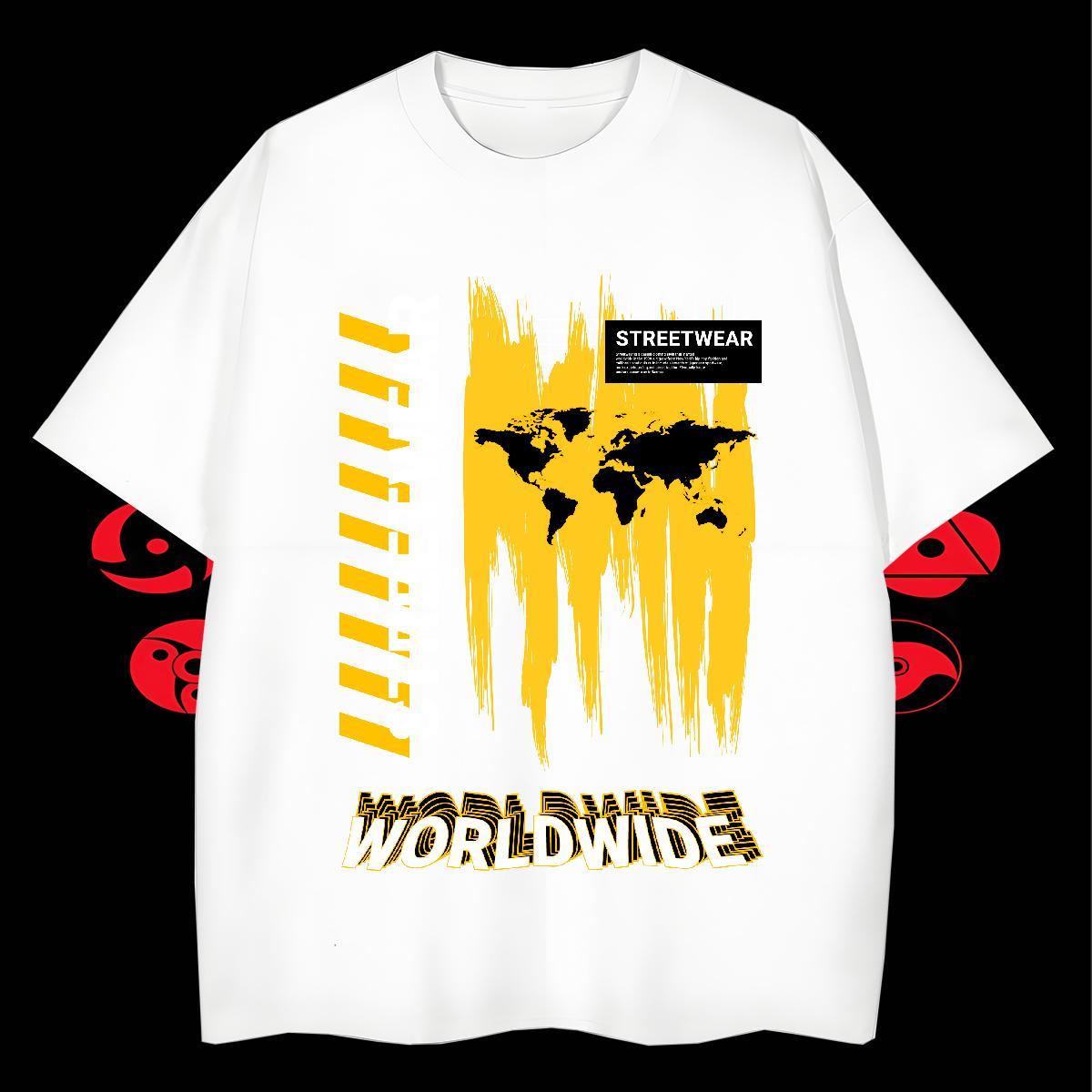 Loose Men Tops Tees Sport 230g Cotton Asian Size O-Neck Short Sleeve worldwide T shirt New Designer Tops Shirt