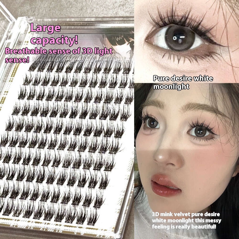Glue-Free Jonbos Biomimetic Mink Eyelashes - Large Capacity Single Cluster for Enhanced Volumetric Effect