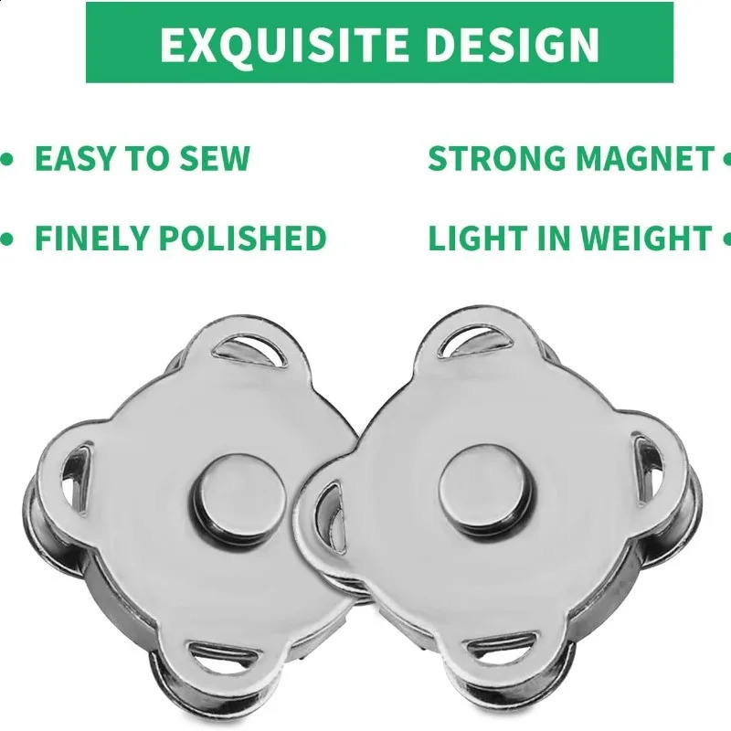 DIY bag magnetic button clothing magnetic Plum shaped button rose gold easy to install metal button clothing accessories bag accessories 240821