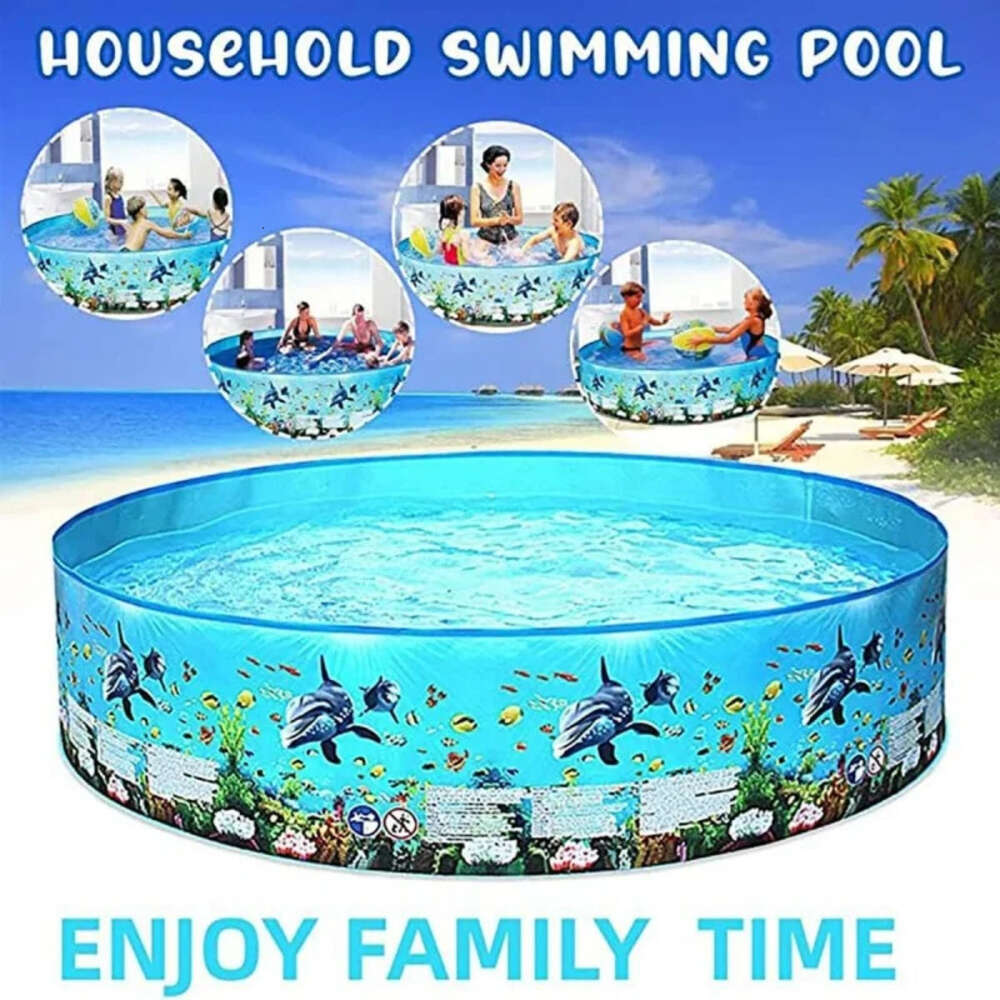 Play Non-Iatable Collapsible Large Outdoor Round Family Pool Pet Products Removable Pools