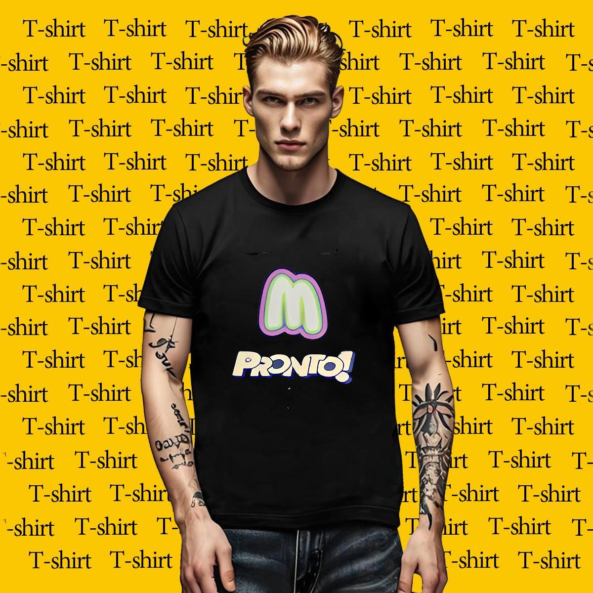 Brand Men Clothes T-Shirt Spring Summer 230g Cotton Graphic Breathable Short Sleeve letter Mens T Shirts 2024 New Polos