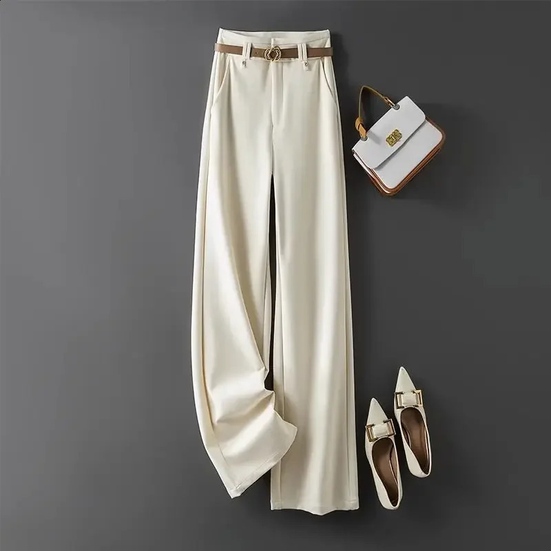 Dress Pants Work Office Long Womens Tailoring Female Trousers Casual Harajuku Slacks All Medium Y2k Streetwear Elastic One Size 240821