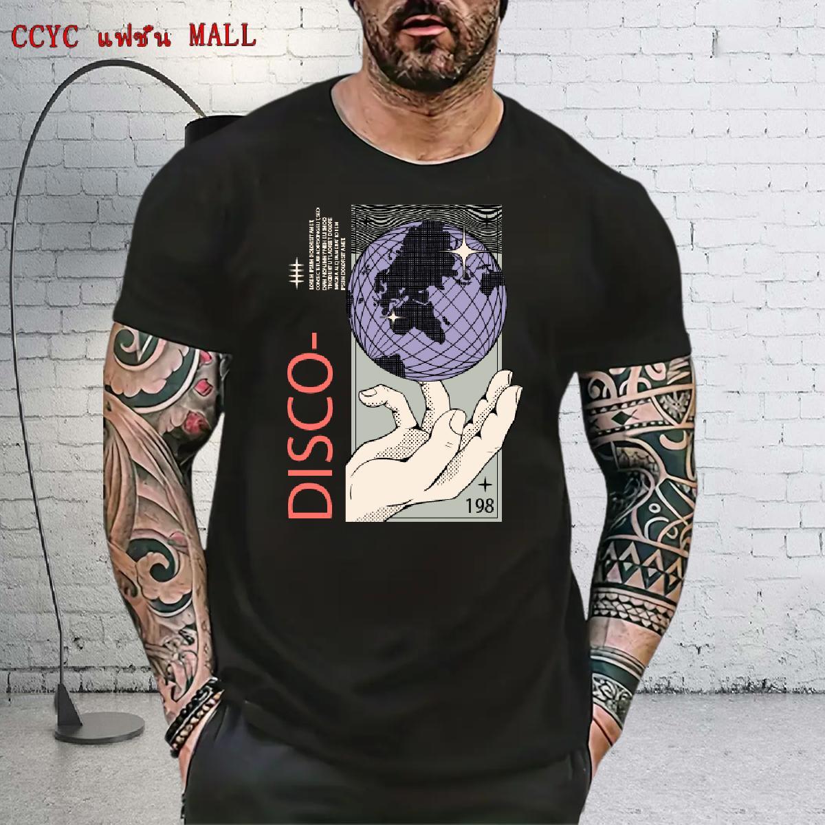 Classic Men Tshirts Street 230g 100% Cotton DIY Anime Breathable Short Sleeve earth T Shirt For Man New Designer Tops Tees