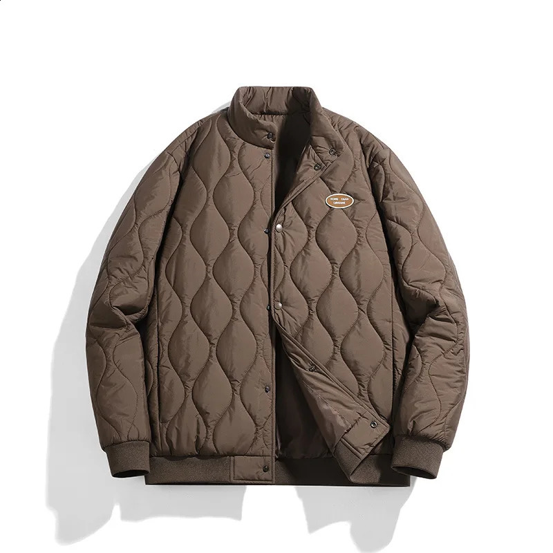 Parka Mens Jacket Japanese Loose Thick Inflatable Casual Warm Cotton Pad Clothing 240822