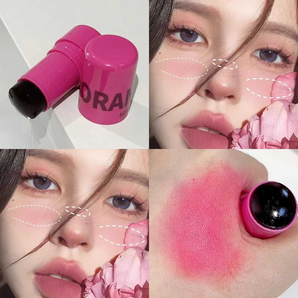 2 in 1 Juice Jelly Cheek B Moisturizing Rouge Cheek Ber Lipstick Stick Lasting Watery Brighten Facial Contouring MakeupXJ241225