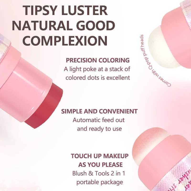 Ber Stick Low Saturation Natural Matte Rubor Creamy Milk B Brighten Contour Dupes Rouge Cheek Tint Makeup Women CosmeticXJ241225