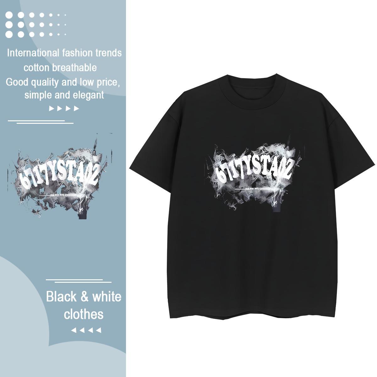 Free Shipping Woman Tshirt 230g Cotton letter Sports Street Wear Women T Shirts Short sleeve Soft DIY Logo Tshirts