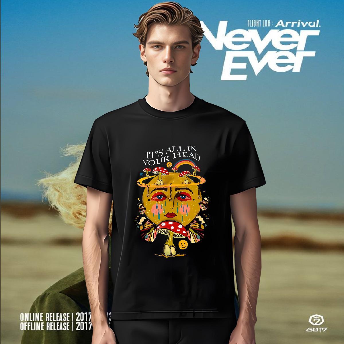 Factory Direct Mens Tshirts 100% Cotton 230g Street wear Hip Hop rainbow Breathable Short Sleeve Men T Shirts Unisex Floral Print Tees