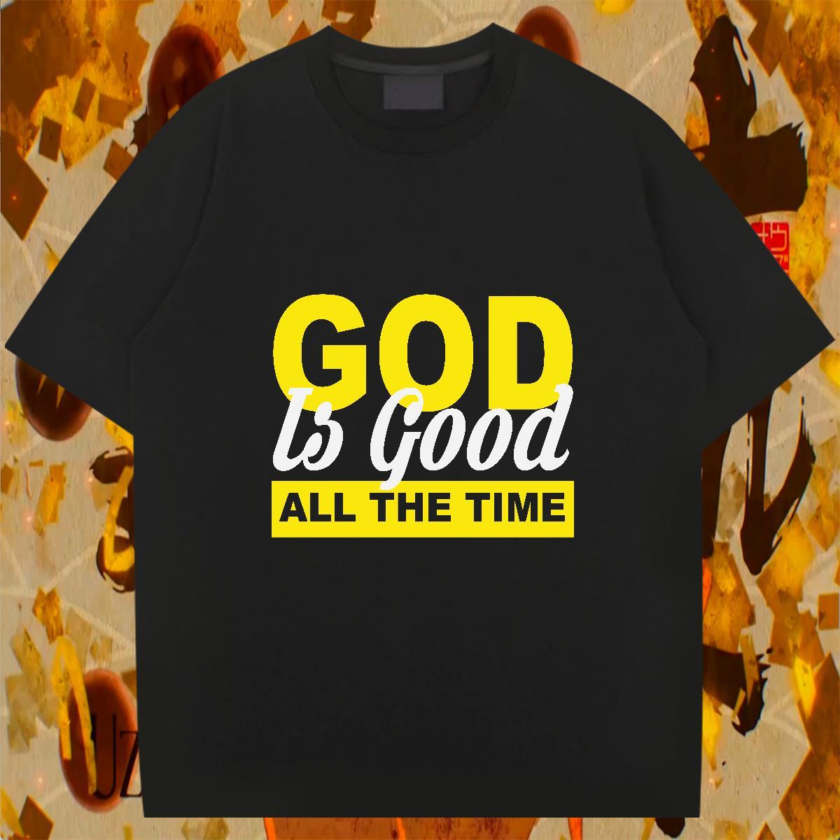 Brand Tshirts Home Outdoor 100% Cotton 230g Asian Size Breathable Soft god T-Shirts Free Shipping Tees