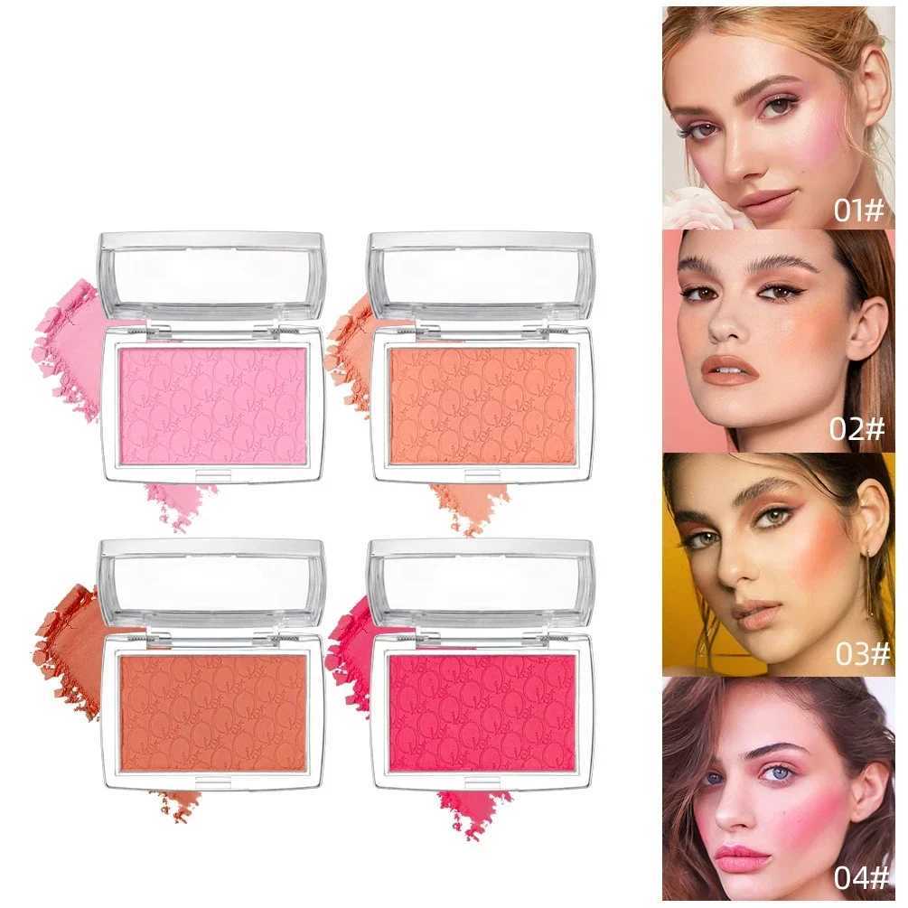 Monochrome powder blusher palette rose hawthorn cheek coloring powder blusher powder natural facial makeup matte peach outline shadow palette W240821