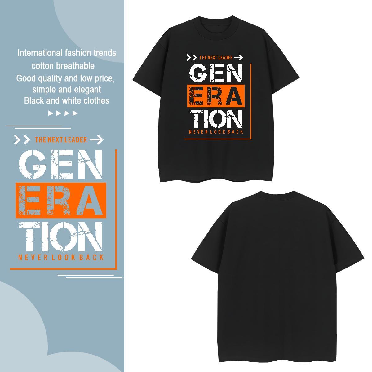 TOP Quality letter T Shirts Men Daily Wear Tshirt for Man Woman 230g 100% Cotton New Designer Crew Neck DIY Logo Oversized Tops