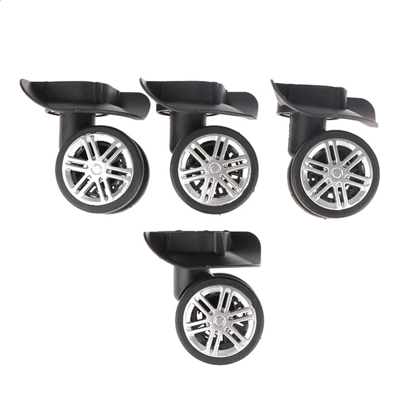 2Pair Universal Replacement Wheels Trolley Case Luggage Wheel Repair Travel Suitcase Parts Accessories Wheel 240821