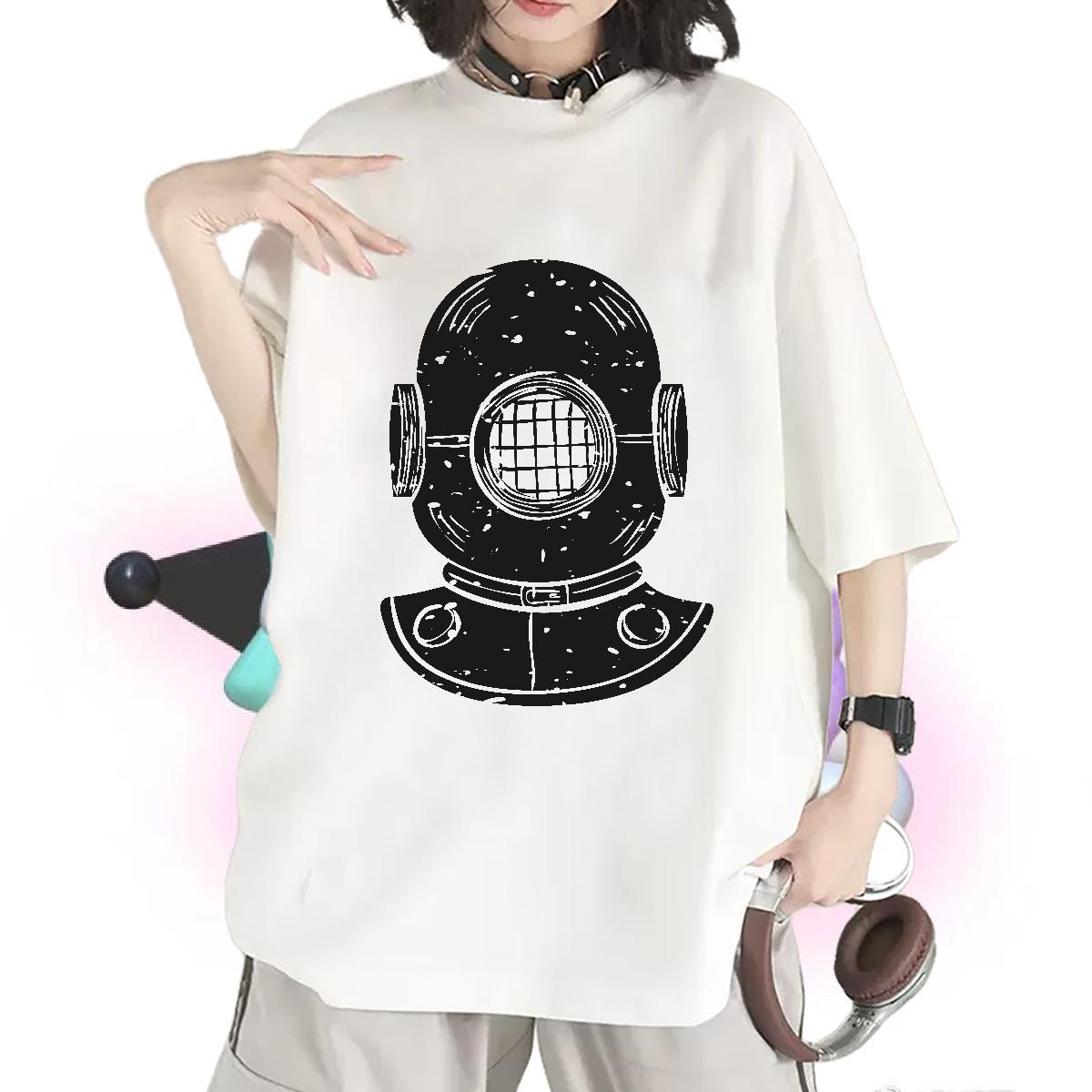 TOP Quality T-Shirts for Women O Neck Short Sleeves 230g Pure Cotton Tshirt for Man Woman DIY Anime Printed ET Summer Casual Unisex Tops